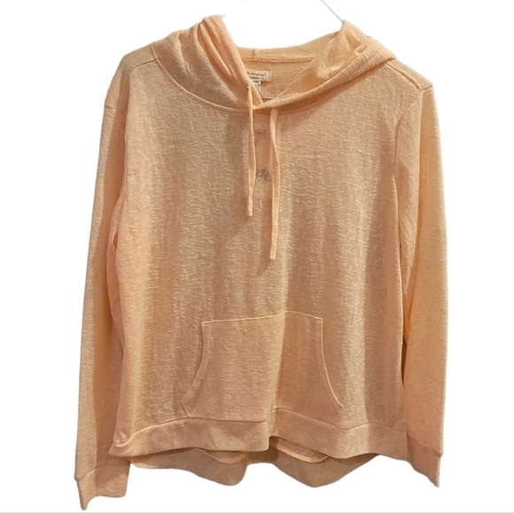 Weatherproof Vintage Hoodie Peach Size Medium - Picture 2 of 9